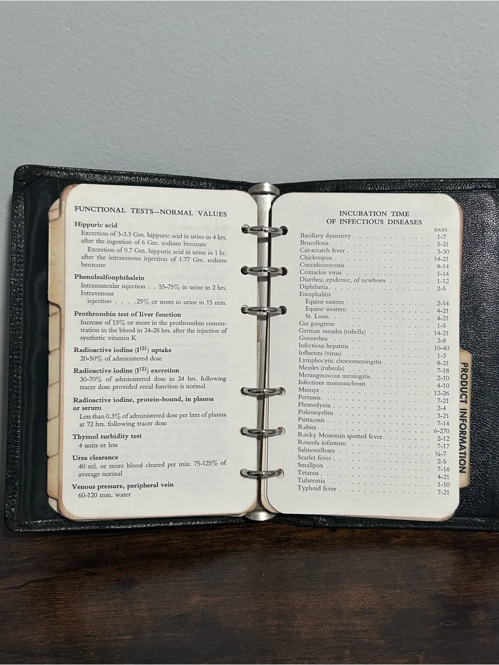 1965 Vintage Medical School Student Notebook Med Notes 1960s Harold Kirkpatrick